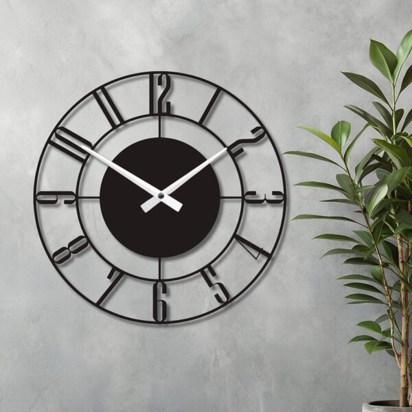 Karlsdesign.sk - Drevené nástenné hodiny - MODERN II - 40cm , Zlatá
