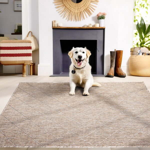Ayyildiz , Kusový koberec Zagora 4512 Beige – na von aj na doma, 120x170, béžová, chodba / predsieň