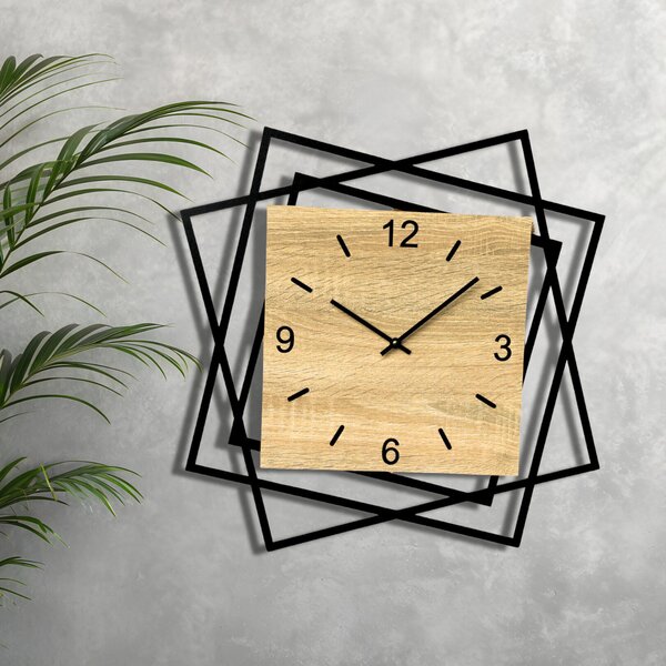 Karlsdesign.sk - Drevené nástenné hodiny - LOFT Number - 40cm