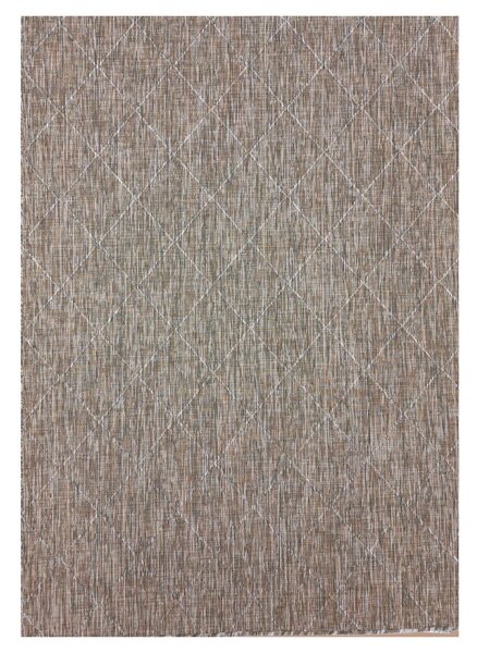 Ayyildiz , Kusový koberec Zagora 4512 Beige – na von aj na doma, 120x170, béžová, chodba / predsieň