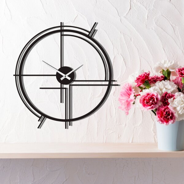 Karlsdesign.sk - Dizajnové hodiny na stenu do obývačky - LARGE II - 40cm , Zlatá