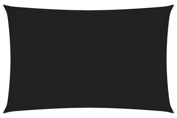 Tieniaca plachta obdĺžniková 2 x 5 m oxfordská látka Dekorhome Čierna