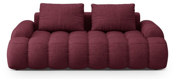 Vínovočervená pohovka 200 cm Linz – Cosmopolitan Design