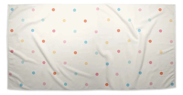 Sablio Uterák Farebné bodky na béžovej - 30x50 cm