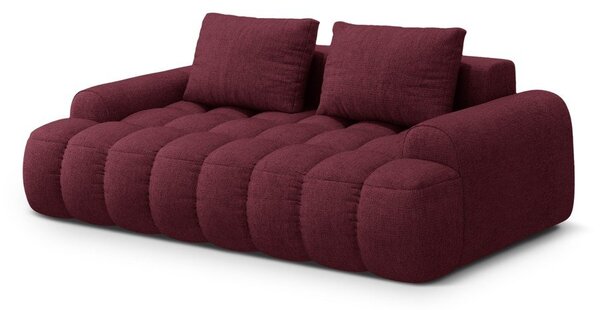 Vínovočervená pohovka 200 cm Linz – Cosmopolitan Design
