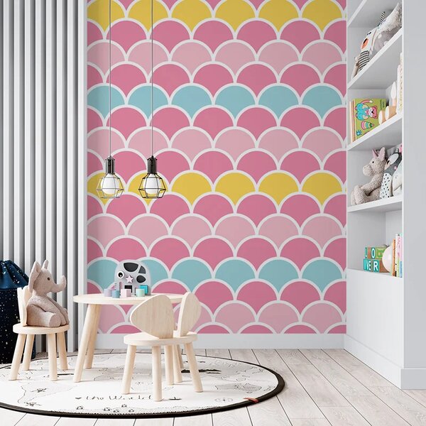 Sablio Tapeta Farebné šupiny - 125x75 cm