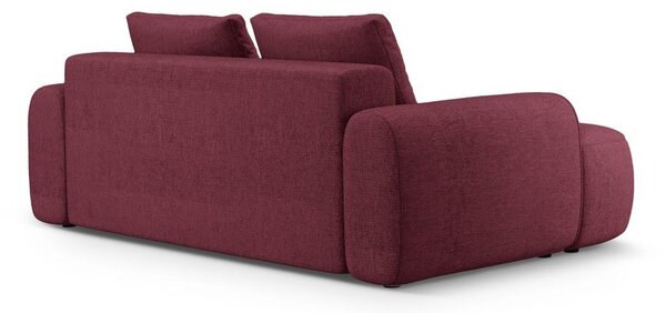 Vínovočervená pohovka 200 cm Linz – Cosmopolitan Design