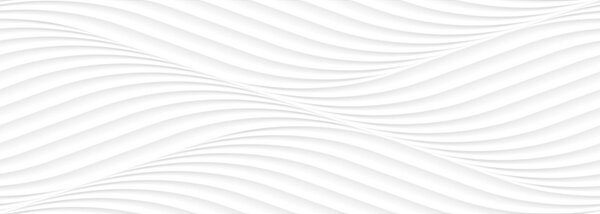 Obklad Peronda Cotton waves biela 33x100 cm mat COTTONWHWR