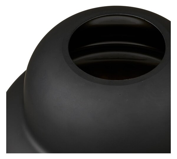 Čierna sklenená váza (výška 20 cm) Vera – House Nordic