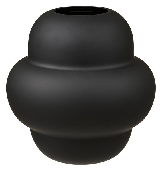 Čierna sklenená váza (výška 20 cm) Vera – House Nordic
