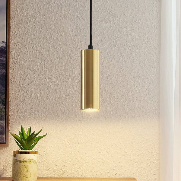 Lindby Raisan závesná lampa, 1-plameňová, Čierna, Obývacia izba / jedáleň, kov, Moderný, Závesné svietidlo
