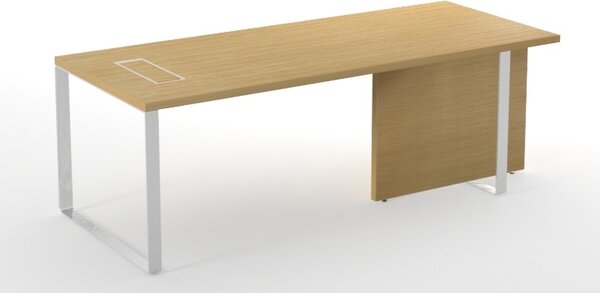 NARBUTAS - Kancelársky stôl PLANA 180x90x75 s odkladacím panelom na ľavej strane
