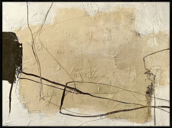 Ručne maľovaný obraz 120x90 cm Cloudline – Malerifabrikken