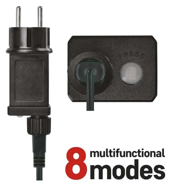 EMOS D4BM05 LED vianočná svetelná reťaz integrovaný LED zdroj | RGBK