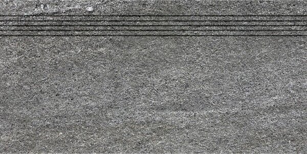 Schodovka Rako Quarzit tmavo sivá 30x60 cm mat DCVSE738.1