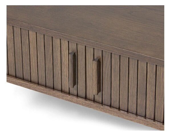 Konferenčný stolík v dekore duba v tmavoprírodnej farbe 60x120 cm Meta – Unique Furniture