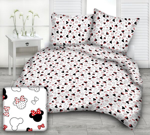Zdravsi-spanok Posteľná obliečka Mickey Mouse Red 90x130/45x65 cm