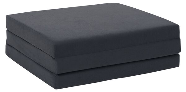 KONDELA Skladací matrac, penový, 65x180, sivá, LEVI 65