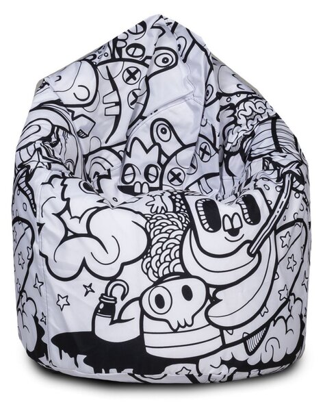 INTERMEDIC Sedací vak Sako Modern – 300 L, polyester, univerzálny dizajn Farba: DG48 - Príšerky