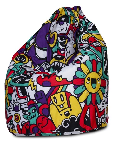 INTERMEDIC Sedací vak Sako Modern – 300 L, polyester, univerzálny dizajn Farba: DG48 - Príšerky