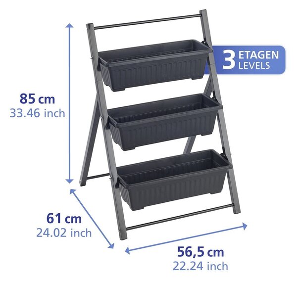 Kovový stojan na kvety (výška 85 cm) Vertical – Maximex