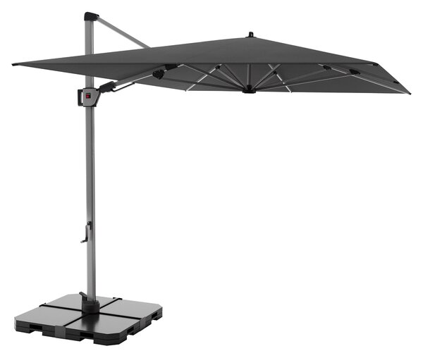 Knirps HYPERION 330 x 240 PRESTIGE - luxusný výkyvný záhradný slnečník s bočnou tyčou