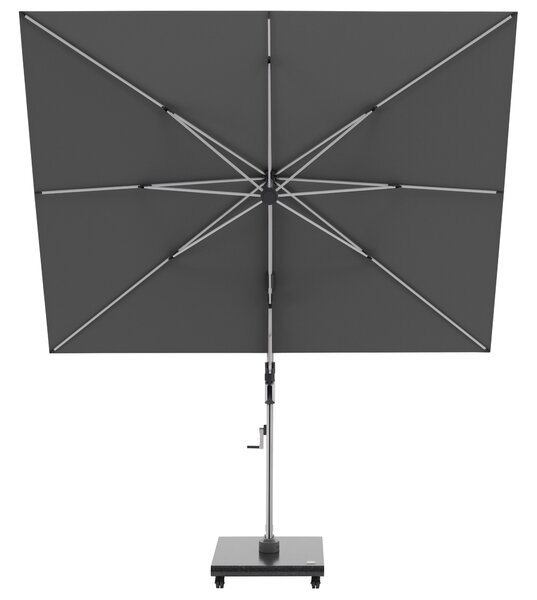 Knirps HYPERION 330 x 240 PRESTIGE - luxusný výkyvný záhradný slnečník s bočnou tyčou