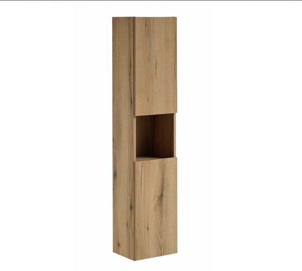 Vysoká skrinka do kúpeľne NOVA Oak 80-03-2D