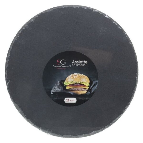 Servírovací podnos z bridlice Rock, (fi) 28 cm