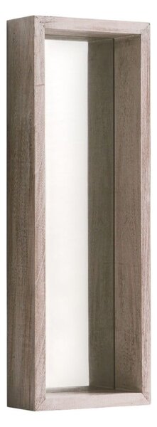 Nástenné zrkadlo z dreva paulovnie Geese Pure, 62 × 22 cm