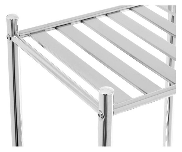 Kúpeľňový regál v striebornej farbe 33x78 cm – Premier Housewares