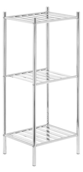 Kúpeľňový regál v striebornej farbe 33x78 cm – Premier Housewares