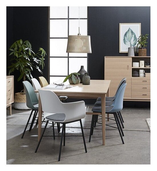 Sivá jedálenská stolička Unique Furniture Whistler