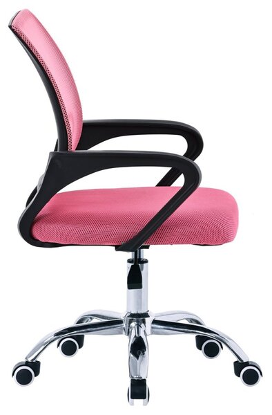 Detská otočná stolička ALBA — látka, viac farieb Modrá
