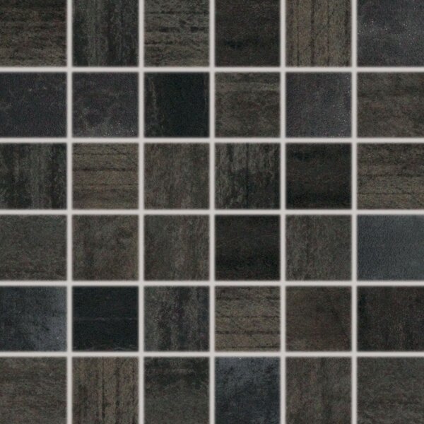 Mozaika Rako Rush čierna 30x30 cm pololesk WDM06523.1