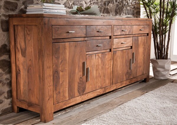 KOLINS Komoda 90x200 cm, akácia