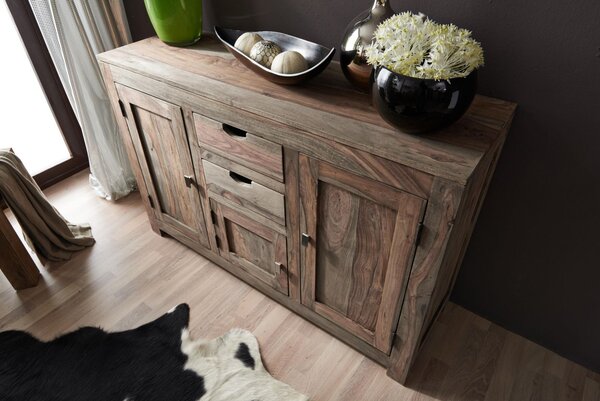 GREY WOOD Komoda 85x130 cm, palisander