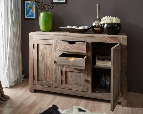 GREY WOOD Komoda 85x130 cm, palisander