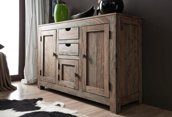 GREY WOOD Komoda 85x130 cm, palisander