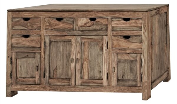 GREY WOOD Komoda 95x180 cm, palisander