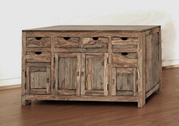 GREY WOOD Komoda 95x180 cm, palisander