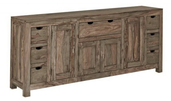 GREY WOOD Komoda 85x210 cm, palisander