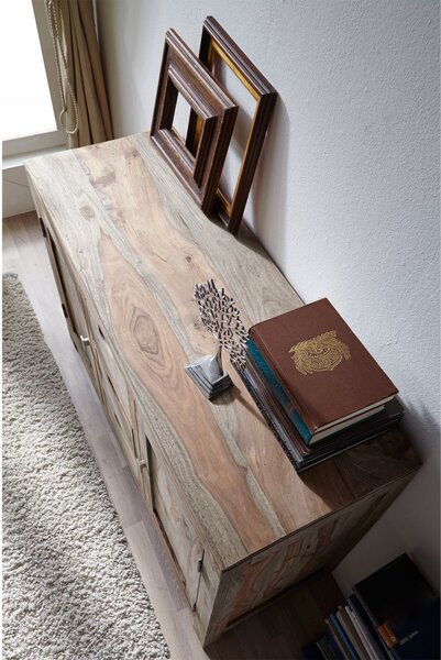 GREY WOOD Komoda 85x120 cm, palisander