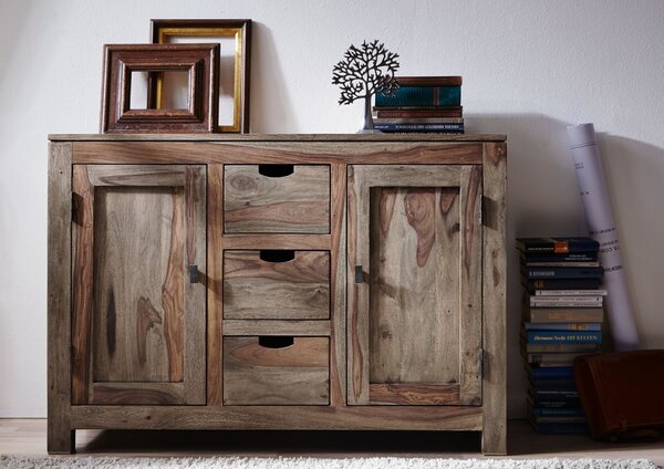 GREY WOOD Komoda 85x120 cm, palisander