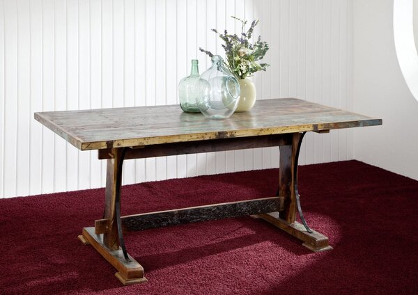 OLDTIME Jedálenský stôl 180x90 cm, staré drevo