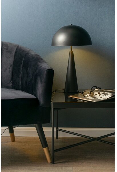 Čierna stolová lampa Leitmotiv Sublime, výška 51 cm