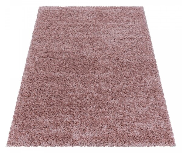 Ayyildiz , Kusový koberec Sydney Shaggy 3000 rose, 60x110, ružová, obývacia izba