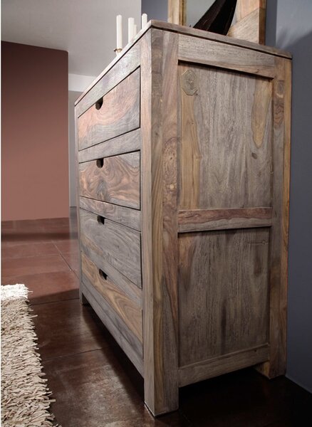 GREY WOOD Komoda 95x85 cm, palisander