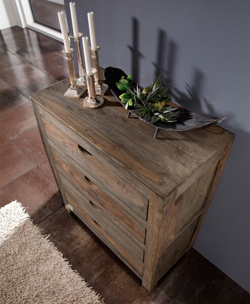 GREY WOOD Komoda 95x85 cm, palisander