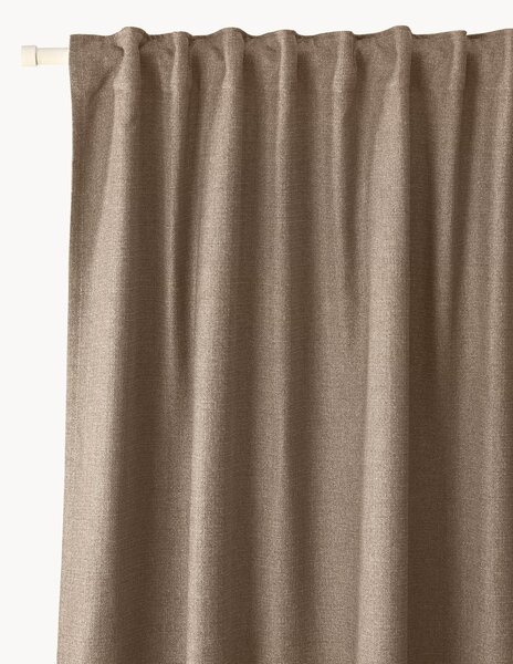 Nepriehľadné závesy's multifunkčnou páskou Jensen, 2 ks, Š 130 cm